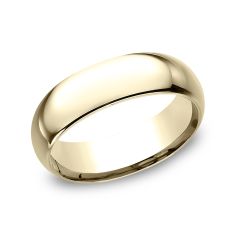 10k Yellow Gold 7mm Comfort Fit Plain Wedding Band