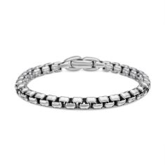 David Yurman Box Chain Bracelet in Sterling Silver - 9 Inches