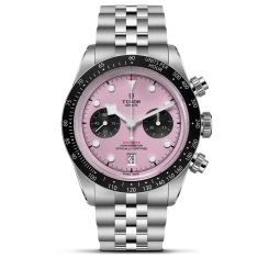Black Bay Chrono Pink Dial Stainless Steel Watch 41mm - M79360N-0019