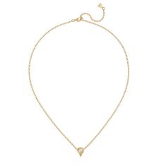 Temple St. Clair 18k Yellow Gold Single Diamond Temple Necklace