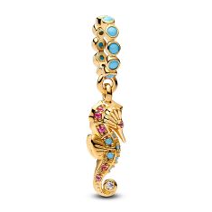 Pandora Seahorse Gold-Plated Dangle Charm