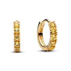 Pandora Timeless Yellow Gold-Plated Huggie Earrings
