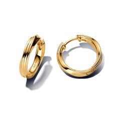 Pandora Essence Twisted Gold-Plated Hoop Earrings