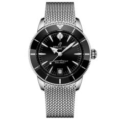 Breitling Superocean Heritage B31 Automatic 40 Black Dial Stainless Steel Watch 40mm - AB3110241B1A1