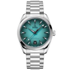 OMEGA Seamaster Aqua Terra Turquoise Dial Stainless Steel Watch 38mm - 22010382003005