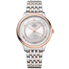OMEGA De Ville Prestige Silver-Tone Dial Two-Tone Sedna™ Gold and Stainless Steel Watch 42mm - 43420422202001