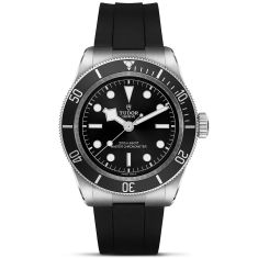 Black Bay Black Dial Black Rubber Strap Watch 41mm - M7941A1A0NU-0002