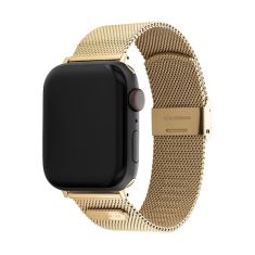 COACH Apple Watch Strap Gold-Tone Mesh and Badge 42mm, 44mm and 45mm - 14700072