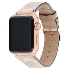 COACH Apple Watch Strap Sand Canvas 38mm, 40mm and 41mm - 14700059