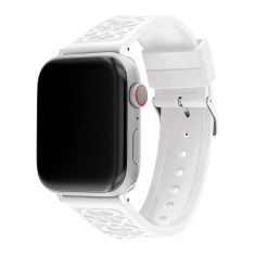 COACH Apple Watch Strap Signature White Silicone 42mm, 44mm and 45mm - 14700080