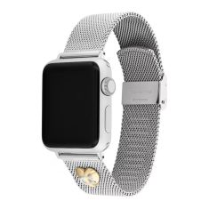 COACH Apple Watch Strap Stainless Steel Mesh and Heart Charm 38mm, 40mm and 41mm - 14700239