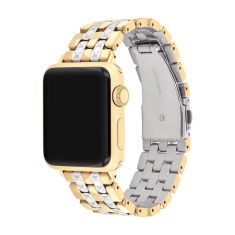 COACH Apple Watch Strap Two-Tone Stainless Steel and Gold-Tone 38mm, 40mm and 41mm - 14700245