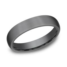 Darkened Tantalum Satin Finish Comfort Fit Band 4.5mm