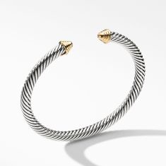 David Yurman Cable Classic Collection Bracelet with 14k Yellow Gold, 5mm