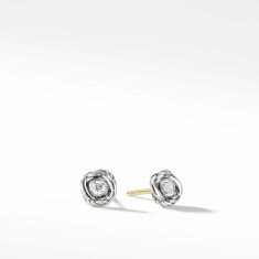 David Yurman Infinity Earrings with Diamonds