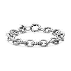 David Yurman Oval Link Chain Bracelet, 10mm