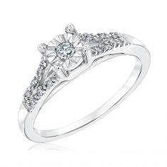Diamond Promise Ring 1/10ctw