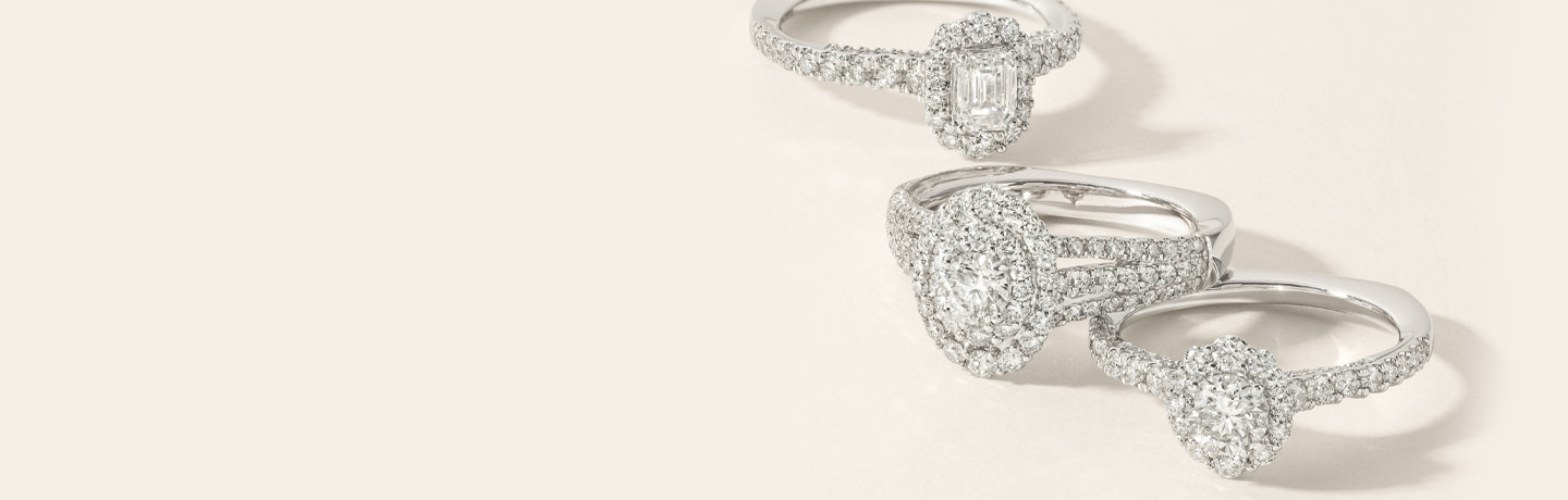 Halo Engagement Rings