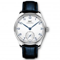 IWC Portugieser Automatic 40 Watch, Blue Leather Strap IW358304