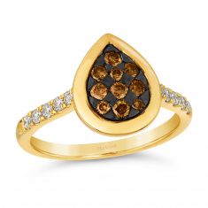 Le Vian® 1/2ctw Chocolate Diamonds® and Nude Diamonds™ 14k Honey Gold™ Ring