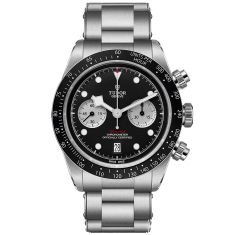 Black Bay Chrono Black Dial Stainless Steel Watch 41mm -  M79360N-0011