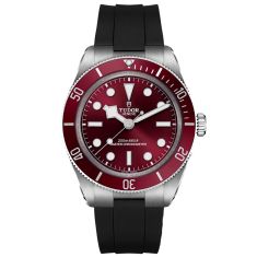 Black Bay 58 Burgundy Dial Black Rubber Strap Watch 39mm - M7939A1A0RU-0003