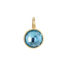 Marco Bicego Small Stackable Blue Topaz Pendant | Jaipur Collection