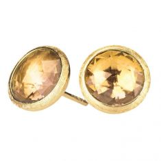 Marco Bicego Small Citrine Button Earrings | Jaipur Collection