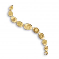 Marco Bicego Yellow Gold Graduated Bracelet - Lunaria Collection