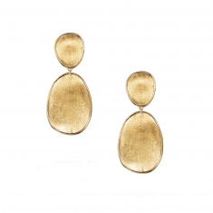 Marco Bicego Yellow Gold Double Drop Earrings | Lunaria Collection