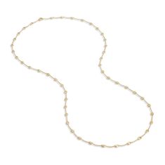 Marco Bicego Yellow Gold Small Bead Long Necklace | Siviglia Collection
