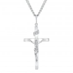 Men's Crucifix Pendant Necklace