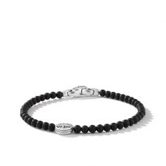 Men's David Yurman Spiritual Beads Compass Bracelet With Black Onyx