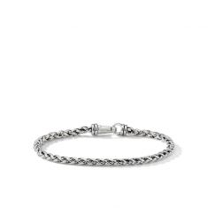 Men's David Yurman Wheat Chain Bracelet in Sterling Silver, 4mm