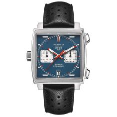 TAG Heuer MONACO Automatic Chronograph Denim Blue Dial | 39mm | Watch