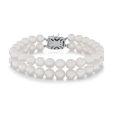 MIKIMOTO 6.5-7mm Akoya Cultured Pearl Double Strand Bracelet