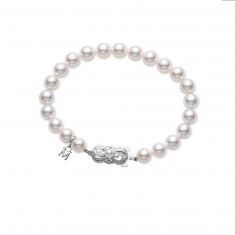 MIKIMOTO 7-7.5mm Akoya Cultured Pearl Strand Bracelet