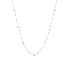 MIKIMOTO Akoya Cultured Pearl Station Necklace