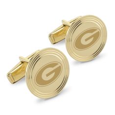 University of Georgia 14k Yellow Gold Cufflinks by M.LaHart & Co.