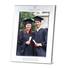 Virginia Tech Polished Pewter 5x7 Picture Frame by M.LaHart & Co.