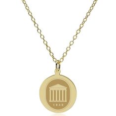 Ole Miss 14k Yellow Gold Pendant Necklace by M.LaHart & Co.