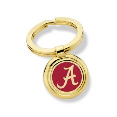 Alabama Enamel Gold-Tone Key Ring by M.LaHart & Co.