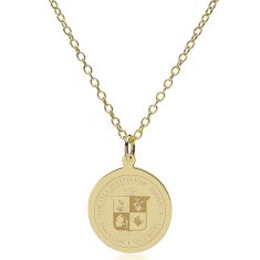 Virginia Tech 14k Yellow Gold Pendant Necklace by M.LaHart & Co.