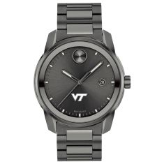 Virginia Tech Movado BOLD Date Gunmetal Grey Watch 42mm by M.LaHart & Co.