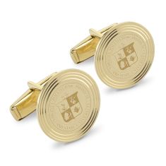 Virginia Tech 14k Yellow Gold Cufflinks by M.LaHart & Co.