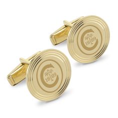 Clemson 14k Yellow Gold Cufflinks by M.LaHart & Co.