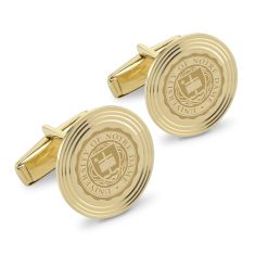 Notre Dame 14k Yellow Gold Cufflinks by M.LaHart & Co.