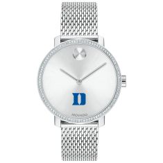 Duke Movado BOLD Crystal Bezel Stainless Steel Mesh Bracelet Watch 34mm by M.LaHart & Co.