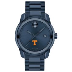 University of Tennessee Movado BOLD Date Blue Ion-Plated Watch 42mm by M.LaHart & Co.