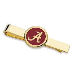 Alabama Enamel Gold-Tone Tie Clip by M.LaHart & Co.